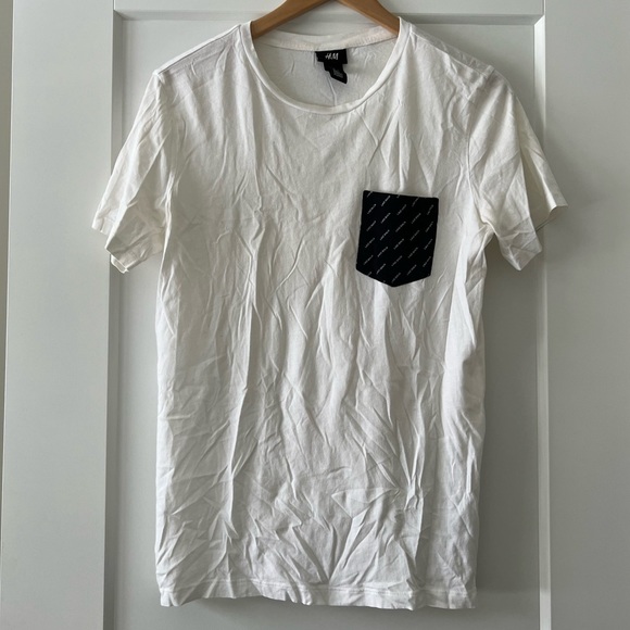 H&M - Men’s White T-Shirt - Picture 1 of 5